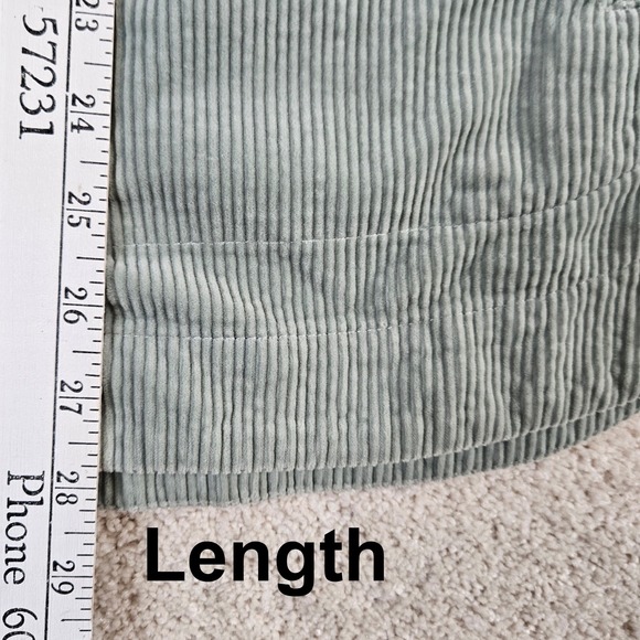 Madewell Yorkway‎ Corduroy Shirt Jacket Women's Size M Sage Utility Shacket Fall - Picture 8 of 8